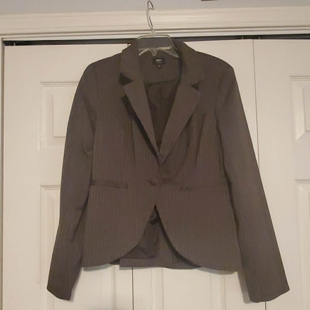 Charcoal pinstripe  blazer
